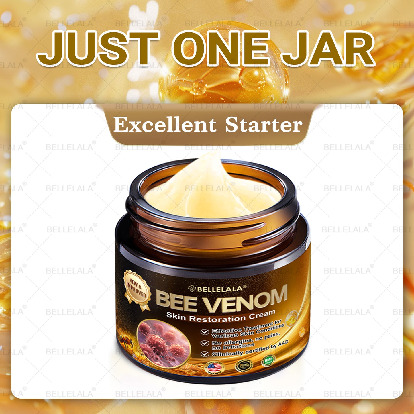 NEW & IMPROVED ✨𝐁𝐞𝐥𝐥𝐞𝐥𝐚𝐥𝐚® 𝐁𝐞𝐞 𝐯𝐞𝐧𝐨𝐦 𝐒𝐤𝐢𝐧 𝐑𝐞𝐬𝐭𝐨𝐫𝐚𝐭𝐢𝐨𝐧 𝐂𝐫𝐞𝐚𝐦