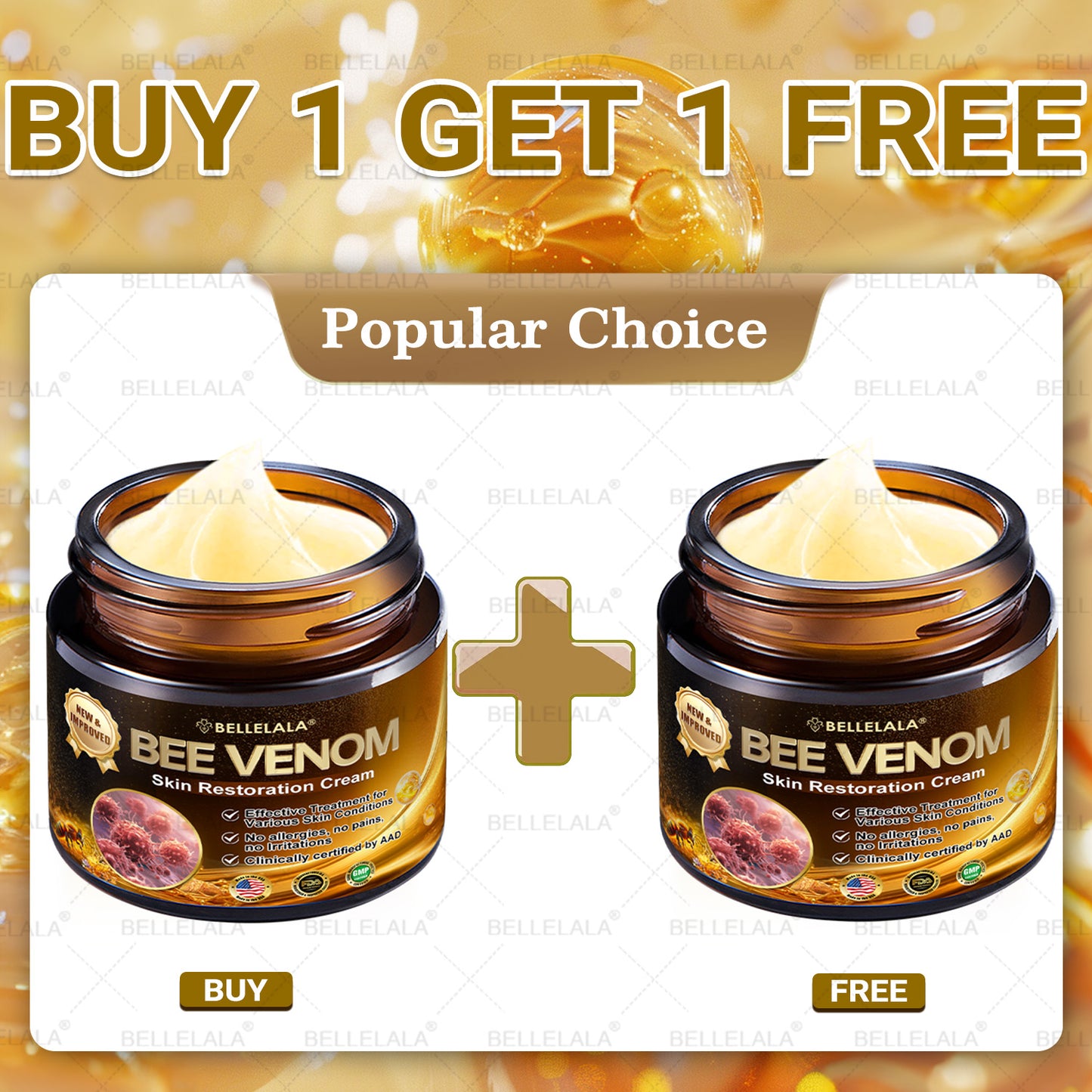 NEW & IMPROVED ✨𝐁𝐞𝐥𝐥𝐞𝐥𝐚𝐥𝐚® 𝐁𝐞𝐞 𝐯𝐞𝐧𝐨𝐦 𝐒𝐤𝐢𝐧 𝐑𝐞𝐬𝐭𝐨𝐫𝐚𝐭𝐢𝐨𝐧 𝐂𝐫𝐞𝐚𝐦