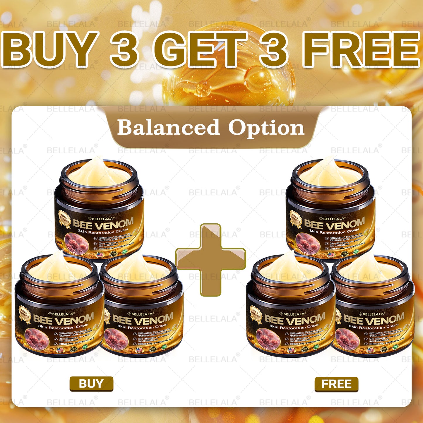NEW & IMPROVED ✨𝐁𝐞𝐥𝐥𝐞𝐥𝐚𝐥𝐚® 𝐁𝐞𝐞 𝐯𝐞𝐧𝐨𝐦 𝐒𝐤𝐢𝐧 𝐑𝐞𝐬𝐭𝐨𝐫𝐚𝐭𝐢𝐨𝐧 𝐂𝐫𝐞𝐚𝐦