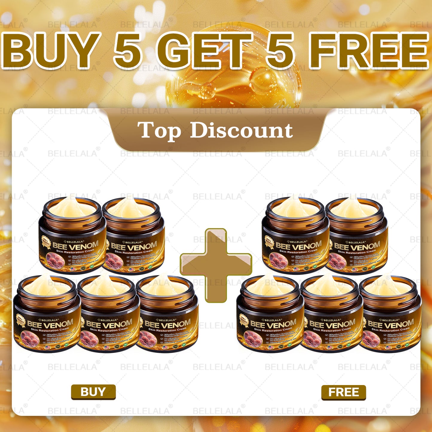 NEW & IMPROVED ✨𝐁𝐞𝐥𝐥𝐞𝐥𝐚𝐥𝐚® 𝐁𝐞𝐞 𝐯𝐞𝐧𝐨𝐦 𝐒𝐤𝐢𝐧 𝐑𝐞𝐬𝐭𝐨𝐫𝐚𝐭𝐢𝐨𝐧 𝐂𝐫𝐞𝐚𝐦
