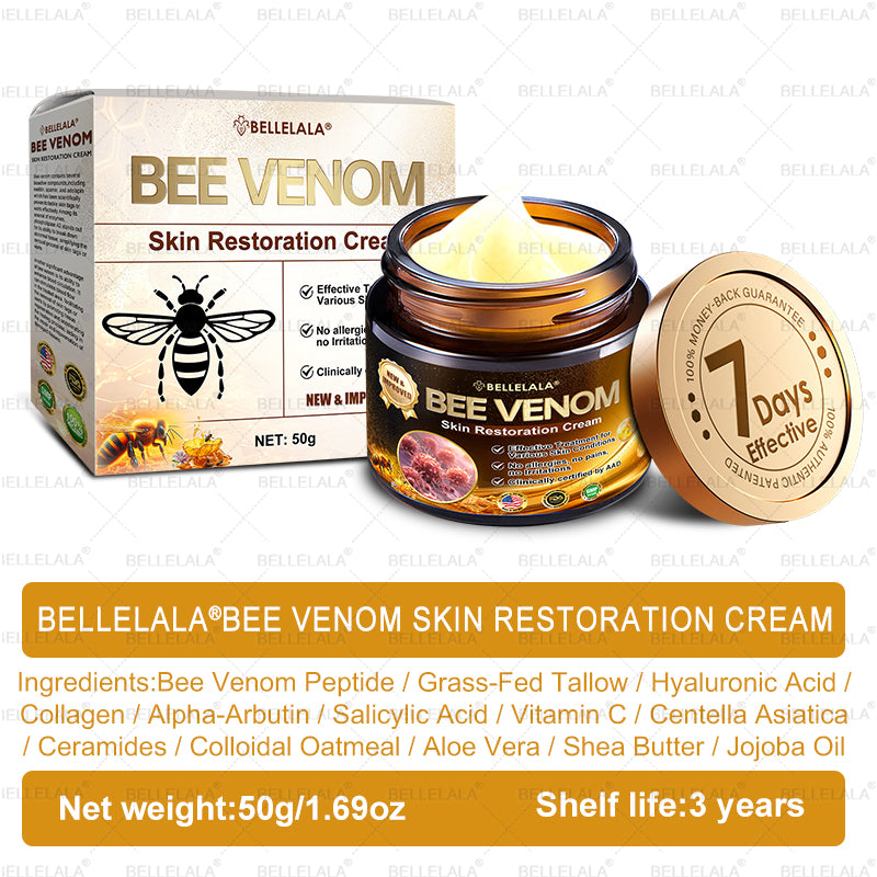 NEW & IMPROVED ✨𝐁𝐞𝐥𝐥𝐞𝐥𝐚𝐥𝐚® 𝐁𝐞𝐞 𝐯𝐞𝐧𝐨𝐦 𝐒𝐤𝐢𝐧 𝐑𝐞𝐬𝐭𝐨𝐫𝐚𝐭𝐢𝐨𝐧 𝐂𝐫𝐞𝐚𝐦