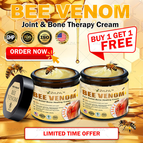 ZVLZVL™ Bee Venom Instant Pain Relief Arthritis Therapy Cream
