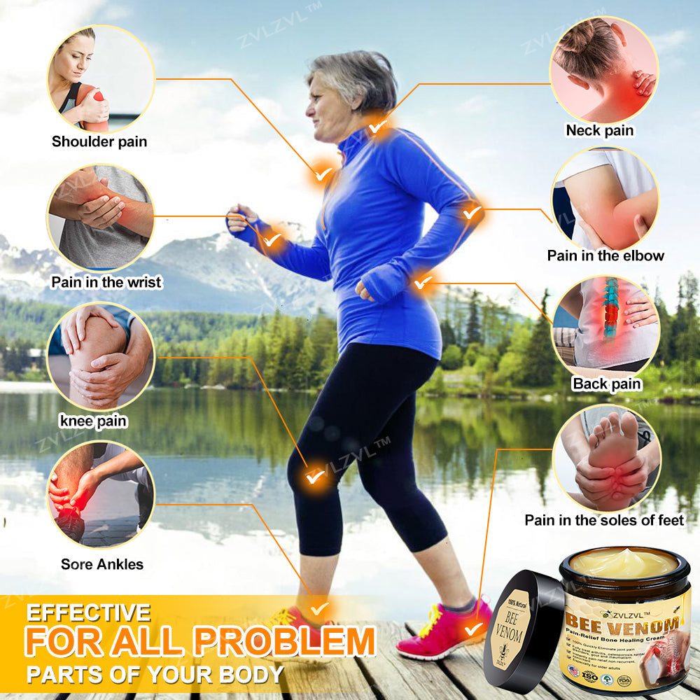ZVLZVL™ Bee Venom Instant Pain Relief Arthritis Therapy Cream