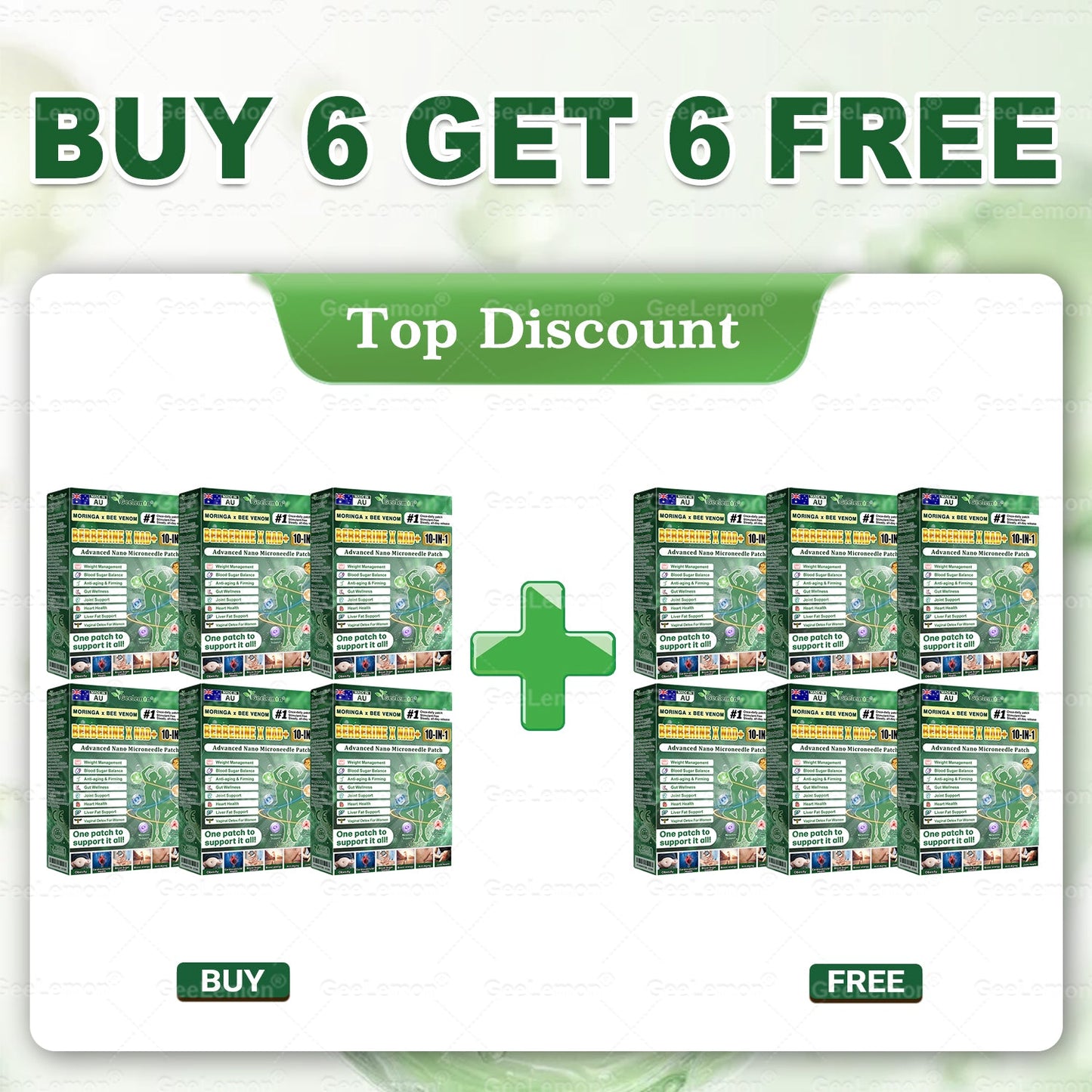 Official AUS Store 🇦🇺  | 𝐆𝐞𝐞𝐋𝐞𝐦𝐨𝐧® Moringa · Berberine × NAD+ 𝟏𝟎-𝐢𝐧-𝟏 𝐀𝐝𝐯𝐚𝐧𝐜𝐞𝐝 𝐍𝐚𝐧𝐨 𝐌𝐢𝐜𝐫𝐨𝐧𝐞𝐞𝐝𝐥𝐞 𝐏𝐚𝐭𝐜𝐡 — 𝐎𝐧𝐜𝐞 𝐃𝐚𝐢𝐥𝐲, 𝐕𝐢𝐬𝐢𝐛𝐥𝐞 𝐑𝐞𝐬𝐮𝐥𝐭𝐬 𝐢𝐧 𝟕 𝐃𝐚𝐲𝐬